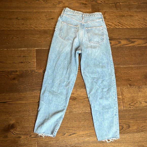 Zara Blue Straight Leg Jeans - Picture 2 of 4